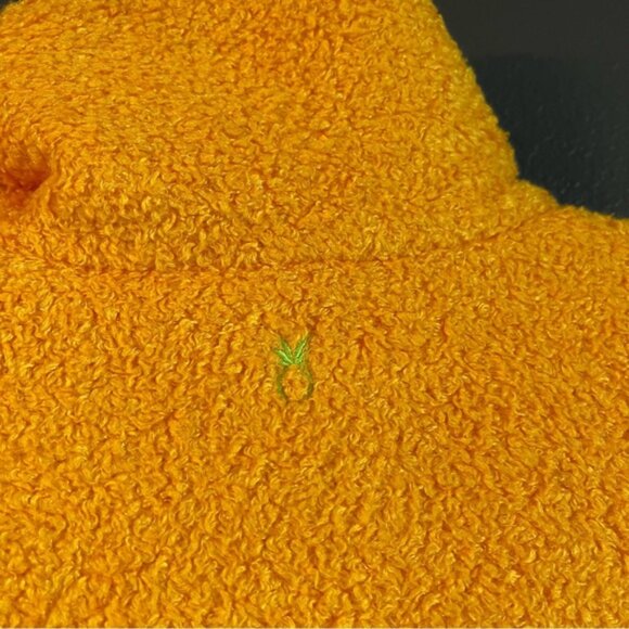 NWT Dudley Stephens Brooklyn Jacket Tunic Marigold yellow XS fleece - Picture 5 of 7